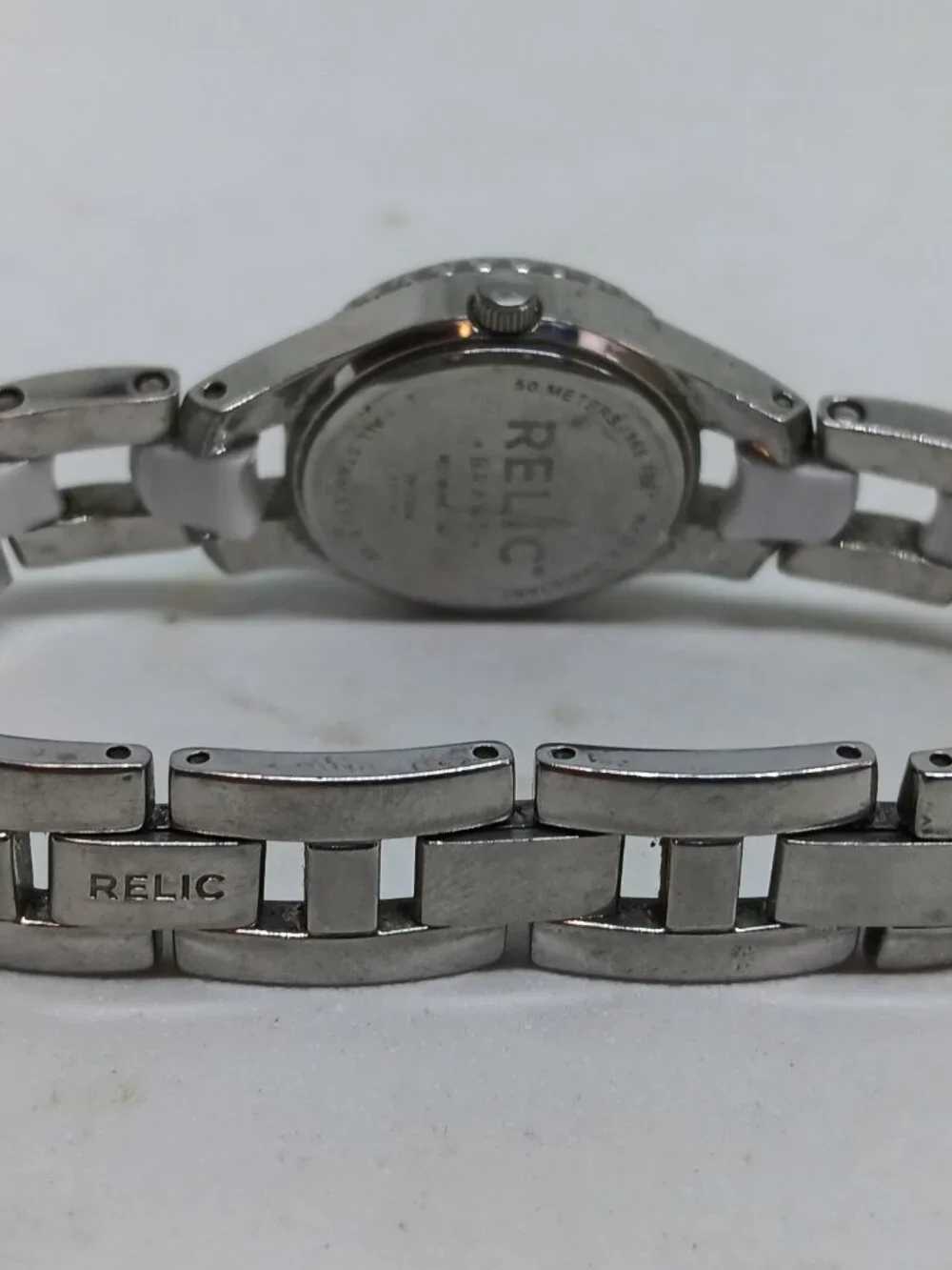 Relic by Fossil ZR11894 Women's 25mm White Resin S/Steel Quartz Watch